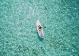 Paddle board on water