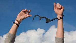 Handcuffs coming off