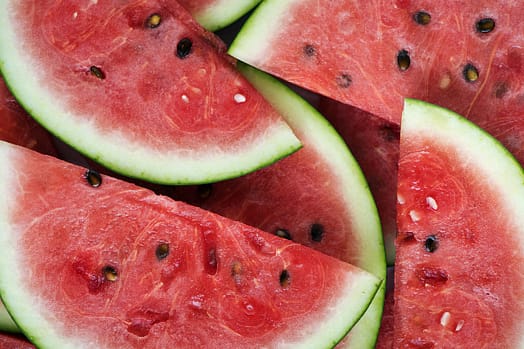 watermelon serving