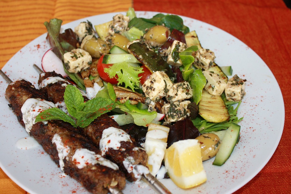Doner Kebab on plate