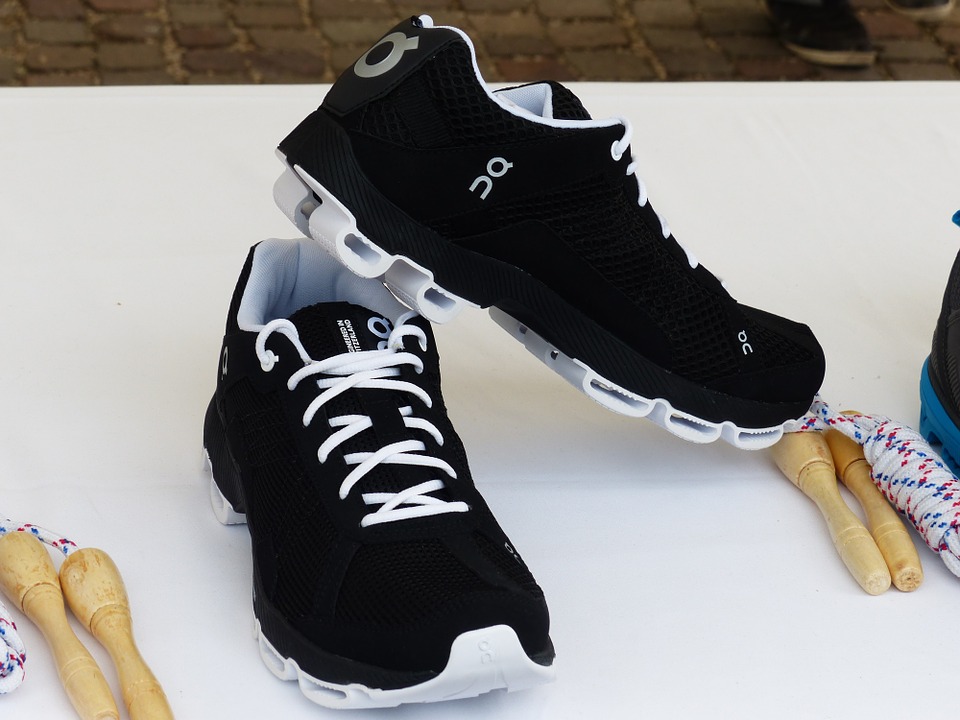 black shoes