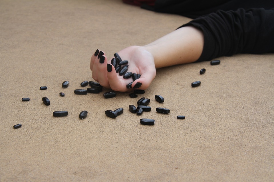 Hand with pills