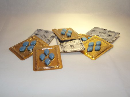 Viagra pills in packs