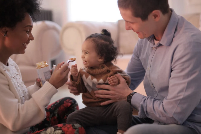 baby eating