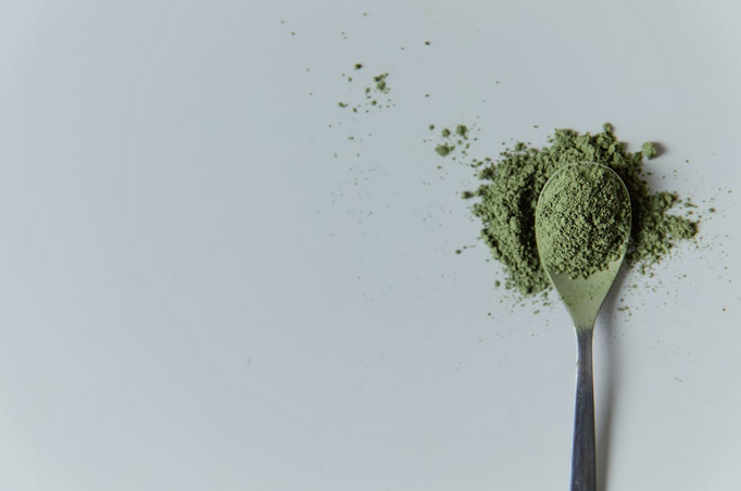 green powder